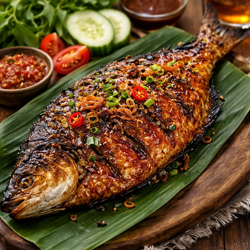 Bandeng bakar kecap Mang Engking